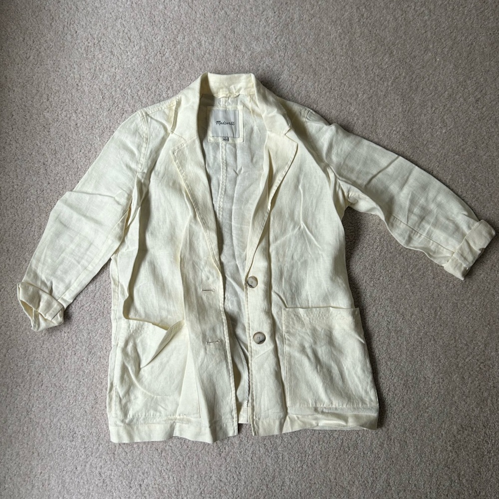 Madewell Linen Blazer